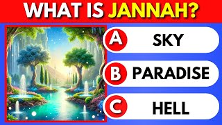Jannah Trivia Quiz 🪽✨🌼 Islam Quiz