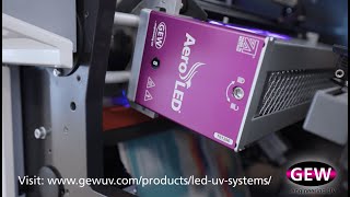 GEW’s UV LED offerings, LeoLED and AeroLED