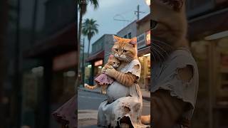 From Rags to Riches: A Poor Pregnant Cat's Sacrifice Turns Her Daughter into a Ballet Star #cat