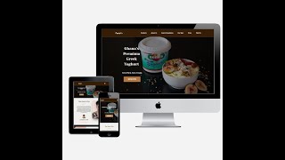 Website Design Project for Zeno's Yoghurt