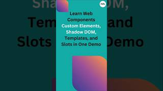 🧩 Master Web Components in 60 Seconds! ⏱️ (HTML + CSS + JS + Shadow DOM) #shorts
