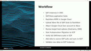 Migrate AWS workloads to GCP with RackWare