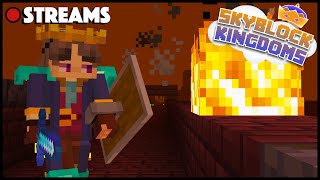 🔴 Slabbing Up an ENTIRE Nether Fortress with @Marma1ade - Skyblock Kingdoms