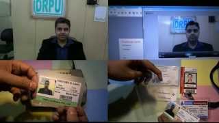 Steps to create Gate Pass or Visiting Cards in few seconds