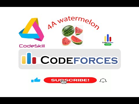 4A Watermelon || Codeforce Problem Solution in Bangla Tutorial  ||  C# Language ||  CodeSkill