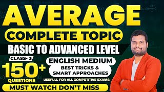 Average Complete Concept From Basic To Advanced Level With Short Tricks | Class - 3 For All Exams
