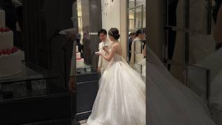 【結婚式】ファーストバイト🍰 #プレ花嫁 #wedding #シビラ#結婚 #挙式レポ #結婚式 #hair #ブライダル #結婚式場 #ウェディングドレス #ブライダルフェア #アントニオリーヴァ