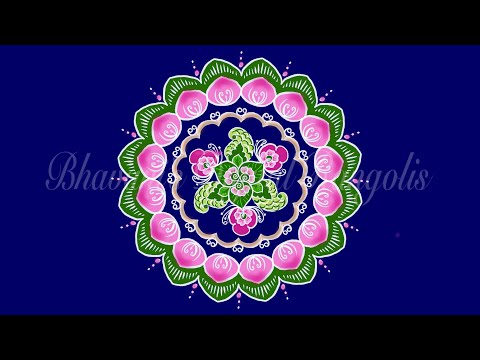 Flower Rangoli🌸 / Poo Kolam