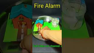 Fire Detector Alarm science Project #youtubeshorts #shorts #short