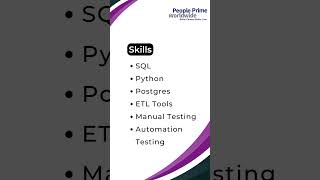 Data Jobs: Data Quality Assurance Specialist wanted! | People Prime Data Jobs
