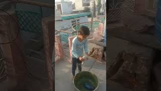 Riya kapde Sukha rahi hai#shorts #funny #homevlog #vlog
