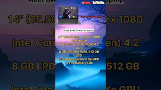 Acer Swift 5 Intel Evo Laptop