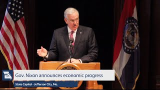 Gov. Nixon announces economic progress, releases $43-million