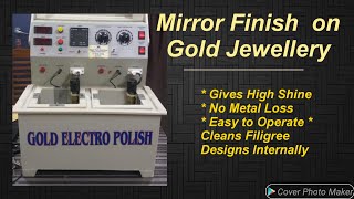 #Gold Electro Polishing Machine #Gold plating machine #Rhodium plating machine #Electropolish