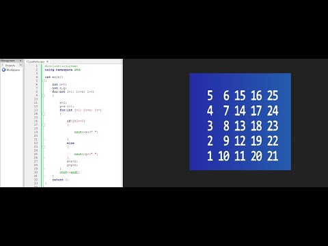C++ Pattern Program || Simple pattern program || c++ problem