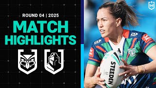 2025 NRLW Match Highlights | Warriors v Titans | Round 4