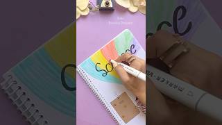 Science- DIY Notebook Frontpage #coverpage #shorts #saba_drawingartist