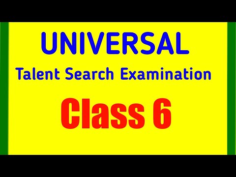 Universal talent search exam | Class 6, 7 | GK quiz | UTSE | Online learning | Olympiad 2022 | NCERT