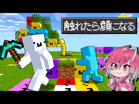 歩くと自分の顔になるマインクラフト【めておら】【マイクラ】【STPR新人歌い手グループ】