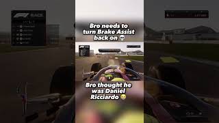 Bro is not Daniel Ricciardo 💀 #f1esports #f1simracing #f1game #f1