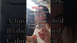 Finish / Grammar Check/ #englishgrammar #shortsvideo