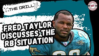 Fred Taylor talks about the current Jaguars running back situation on The Drill