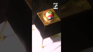 Miniature artist designs 1.5-inch tall model of Chandrayaan-3 using 4 gms of gold