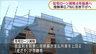 住宅ローン減税　控除率0.7％に引き下げへ(2021年12月7日)