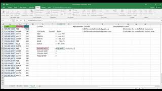 Countif & Sumif formula Ms Excel (Urdu/Hindi)  with example