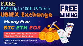 UBIEX Free Mining /Earn Free 2000 UB Token |Make money  online