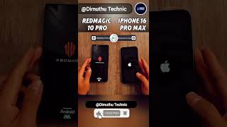 Redmagic 10 Pro vs Iphone 16 Pro Max Speed Test #viralshort #iphone16promax #redmagic10pro #viral