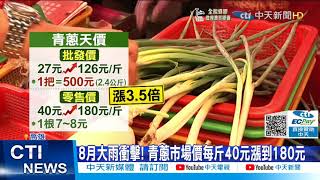 【每日必看】青蔥飆漲近4倍! 1大把500元 估11月價回穩@中天新聞CtiNews 20211011
