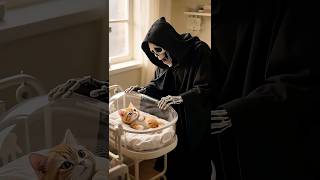 The Grim Reaper Saved a Pregnant Cat Girl！#urbanfantasy #grimreaper #animatedshorts #catanimation