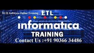 ETL informatica Online Training