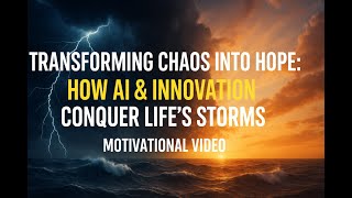 Transforming Chaos into Hope: How AI & Innovation Conquer Life's Storms | Motivational Video