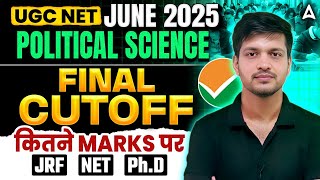 UGC NET June 2025 Political Science Final Cutoff By Puneet Sir