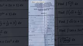DAE cit 2nd year Applied Mathematics past paper 2022 #cit #pastpapers #dae