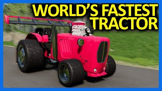 The World's FASTEST Tractor in BeamNG