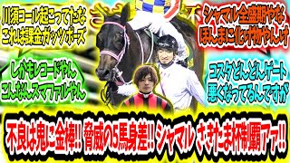 『不良馬場は鬼に金棒‼ 脅威の5馬身差‼ シャマル さきたま杯レコード制覇アァ‼』に対するみんなの反応【競馬の反応集】