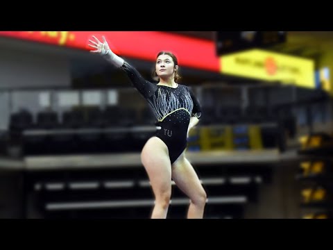 Isabella Minervini’s Stunning Floor Routine | Towson Gymnastics 2024