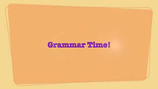 Grammar Time Sentence Parts