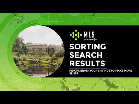 Sorting Search Results