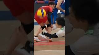 Yamamoto saves every ball #volleyball #volleyballhighlights #vnl2023 #japan #yamamoto