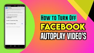 How To Turn Off Autoplay Video's On Facebook | Telugu