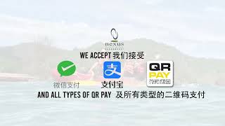 WE ACCEPT WECHAT PAY AND ALL TYPES OF QR PAY
