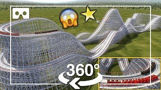 【VRジェットコースター映像】王道ジェットコースター「ホワイトワーム」【360°】