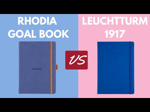 Rhodia [goalbook] Overview & Leuchtturm 1917 comparison