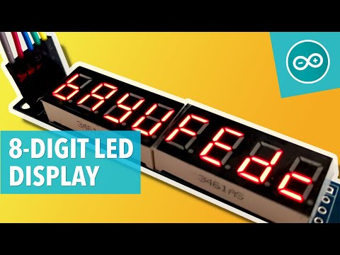7-SEGMENT LED DISPLAY MAX7219 & SHIFT REGISTERS - Arduino tutorial #21