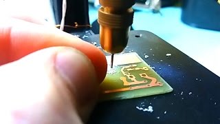 Simple PCB drill press out of a TOY uScope