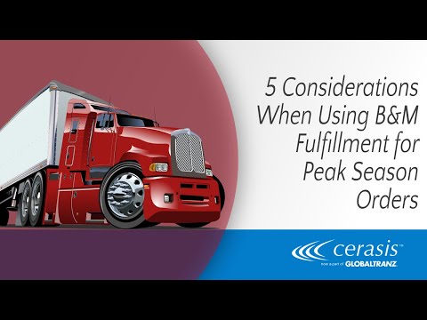 5 Considerations When Using B&M Fulfillment for Peak Season Orders